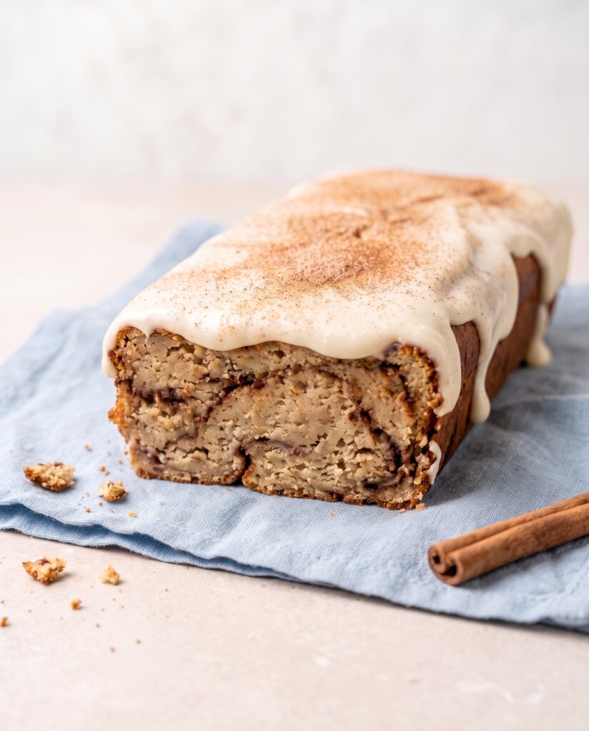 Cinnamon Roll Banana Bread