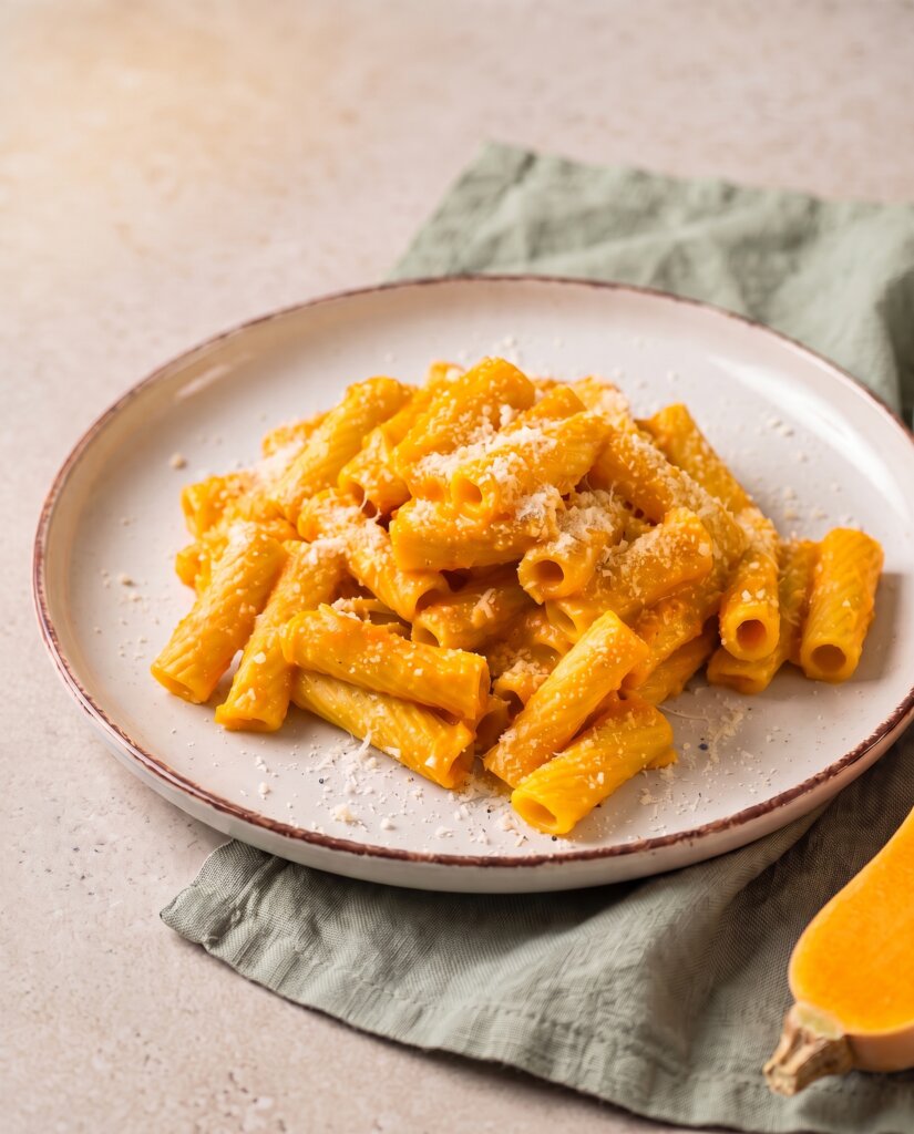 Cremige Kürbis-Pasta