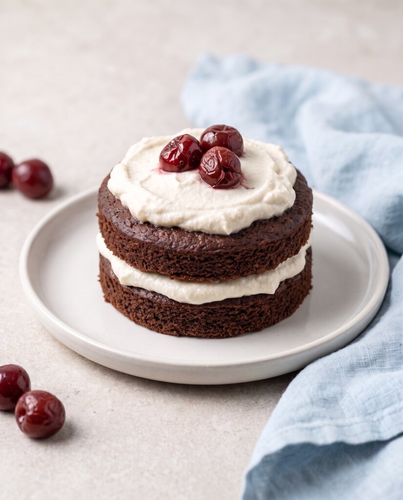 Schwarzwälder Kirsch Baked Oats